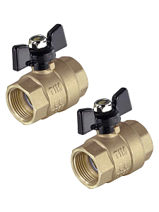 Кран шаровой TIM - 1/2' (ВР/ВР)- 2 шт.