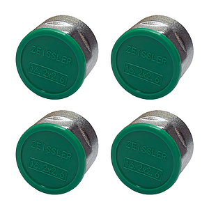 Соединение резьбозажимное Zeissler - 16.2 (2.6) х 3/4' ЕК (для труб из сшитого полиэтилена, 4шт)